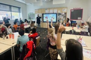 Easter science camps London - children doing hands-on science experiments
