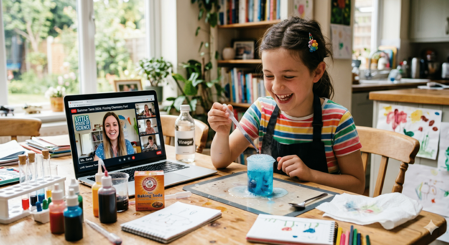 Live online science classes with Little House of Science